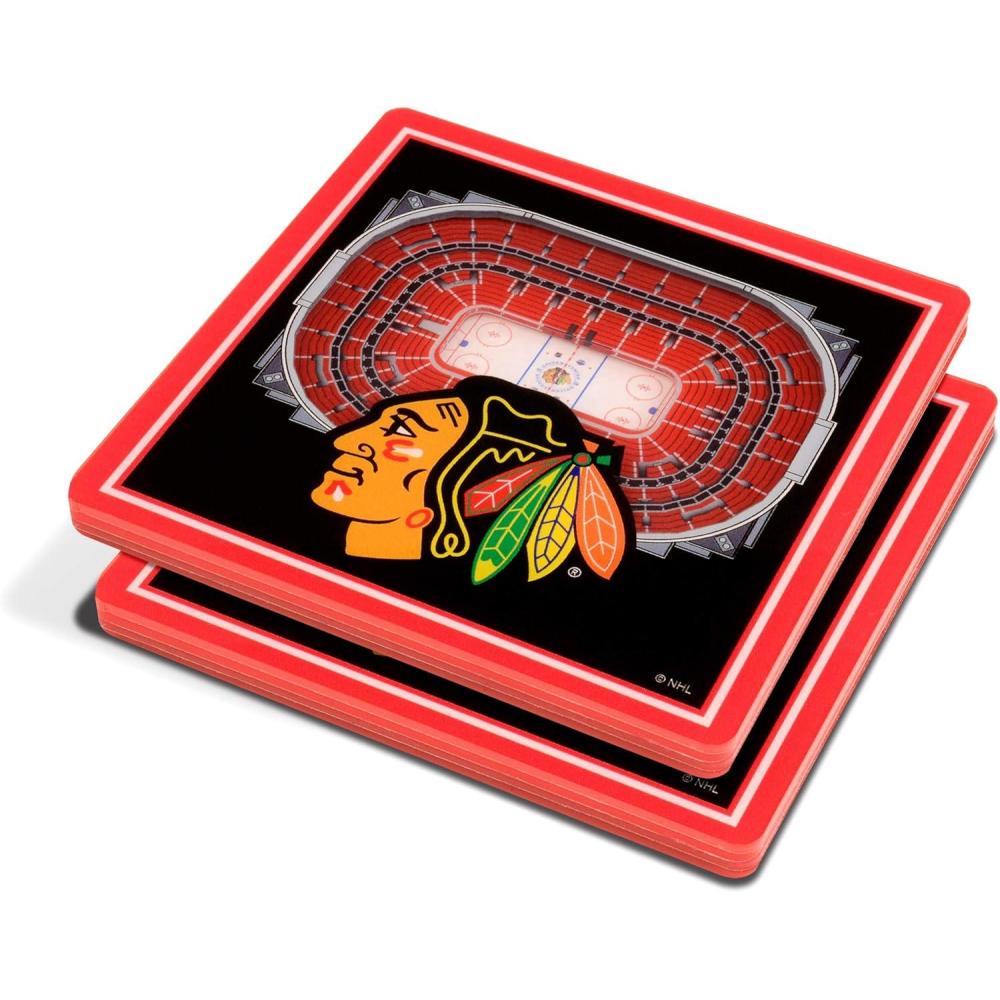 imageYouTheFan NHL 3D StadiumView CoastersChicago Blackhawks