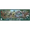 YouTheFan NCAA Appalachian State Game Day at The Zoo 500pc Puzzle 28″ x 10.5″(Michigan State Spartans)