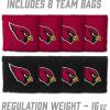 YouTheFan NFL 2′ x 3′ Portable Cornhole Game with Logo Bags(Arizona Cardinals)