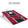 YouTheFan NFL 2′ x 3′ Portable Cornhole Game with Logo Bags(Arizona Cardinals)