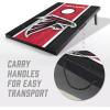 YouTheFan NFL 2′ x 3′ Portable Cornhole Game with Logo Bags(Atlanta Falcons)
