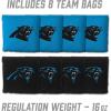YouTheFan NFL 2′ x 3′ Portable Cornhole Game with Logo Bags(Carolina Panthers)