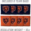 YouTheFan NFL 2′ x 3′ Portable Cornhole Game with Logo Bags(Chicago Bears)