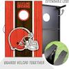 YouTheFan NFL 2′ x 3′ Portable Cornhole Game with Logo Bags(Cleveland Browns)