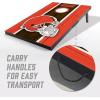 YouTheFan NFL 2′ x 3′ Portable Cornhole Game with Logo Bags(Cleveland Browns)