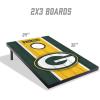 YouTheFan NFL 2′ x 3′ Portable Cornhole Game with Logo Bags(Green Bay Packers)