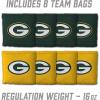 YouTheFan NFL 2′ x 3′ Portable Cornhole Game with Logo Bags(Green Bay Packers)