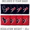 YouTheFan NFL 2′ x 3′ Portable Cornhole Game with Logo Bags(Houston Texans)