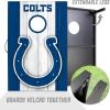 YouTheFan NFL 2′ x 3′ Portable Cornhole Game with Logo Bags(Indianapolis Colts)