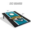 YouTheFan NFL 2′ x 3′ Portable Cornhole Game with Logo Bags(Jacksonville Jaguars)
