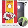 YouTheFan NFL 2′ x 3′ Portable Cornhole Game with Logo Bags(Kansas City Chiefs)