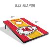 YouTheFan NFL 2′ x 3′ Portable Cornhole Game with Logo Bags(Kansas City Chiefs)