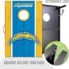 YouTheFan NFL 2′ x 3′ Portable Cornhole Game with Logo Bags(Los Angeles Chargers)