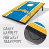 YouTheFan NFL 2′ x 3′ Portable Cornhole Game with Logo Bags(Los Angeles Chargers)