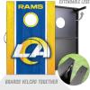 YouTheFan NFL 2′ x 3′ Portable Cornhole Game with Logo Bags(Los Angeles Rams)