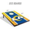 YouTheFan NFL 2′ x 3′ Portable Cornhole Game with Logo Bags(Los Angeles Rams)