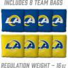 YouTheFan NFL 2′ x 3′ Portable Cornhole Game with Logo Bags(Los Angeles Rams)
