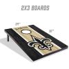 YouTheFan NFL 2′ x 3′ Portable Cornhole Game with Logo Bags(New Orleans Saints)