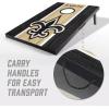 YouTheFan NFL 2′ x 3′ Portable Cornhole Game with Logo Bags(New Orleans Saints)