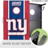 YouTheFan NFL 2′ x 3′ Portable Cornhole Game with Logo Bags(New York Giants)