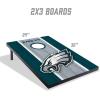 YouTheFan NFL 2′ x 3′ Portable Cornhole Game with Logo Bags(Philadelphia Eagles)