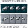 YouTheFan NFL 2′ x 3′ Portable Cornhole Game with Logo Bags(Philadelphia Eagles)