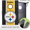 YouTheFan NFL 2′ x 3′ Portable Cornhole Game with Logo Bags(Pittsburgh Steelers)