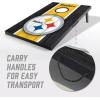 YouTheFan NFL 2′ x 3′ Portable Cornhole Game with Logo Bags(Pittsburgh Steelers)