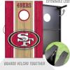 YouTheFan NFL 2′ x 3′ Portable Cornhole Game with Logo Bags(San Francisco 49ers)