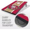 YouTheFan NFL 2′ x 3′ Portable Cornhole Game with Logo Bags(San Francisco 49ers)