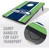 YouTheFan NFL 2′ x 3′ Portable Cornhole Game with Logo Bags(Seattle Seahawks)