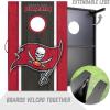 YouTheFan NFL 2′ x 3′ Portable Cornhole Game with Logo Bags(Tampa Bay Buccaneers)