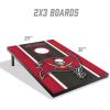 YouTheFan NFL 2′ x 3′ Portable Cornhole Game with Logo Bags(Tampa Bay Buccaneers)