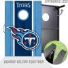 YouTheFan NFL 2′ x 3′ Portable Cornhole Game with Logo Bags(Tennessee Titans)