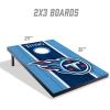 YouTheFan NFL 2′ x 3′ Portable Cornhole Game with Logo Bags(Tennessee Titans)