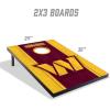 YouTheFan NFL 2′ x 3′ Portable Cornhole Game with Logo Bags(Washington Commanders)