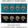 YouTheFan NFL 2′ x 4′ Slogan Series Professional Wood Cornhole Game with Logo Bags(Jacksonville Jaguars)
