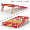 YouTheFan NFL 2′ x 4′ Slogan Series Professional Wood Cornhole Game with Logo Bags(Kansas City Chiefs)