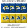 YouTheFan NFL 2′ x 4′ Slogan Series Professional Wood Cornhole Game with Logo Bags(Los Angeles Rams)