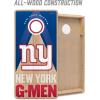 YouTheFan NFL 2′ x 4′ Slogan Series Professional Wood Cornhole Game with Logo Bags(New York Giants)