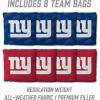 YouTheFan NFL 2′ x 4′ Slogan Series Professional Wood Cornhole Game with Logo Bags(New York Giants)