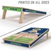 YouTheFan NFL 2′ x 4′ Slogan Series Professional Wood Cornhole Game with Logo Bags(Seattle Seahawks)