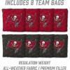 YouTheFan NFL 2′ x 4′ Slogan Series Professional Wood Cornhole Game with Logo Bags(Tampa Bay Buccaneers)