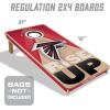 YouTheFan NFL 2′ x 4′ Slogan Series Professional Wood Cornhole Game(Atlanta Falcons)