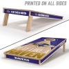 YouTheFan NFL 2′ x 4′ Slogan Series Professional Wood Cornhole Game(Baltimore Ravens)