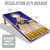YouTheFan NFL 2′ x 4′ Slogan Series Professional Wood Cornhole Game(Baltimore Ravens)