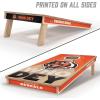 YouTheFan NFL 2′ x 4′ Slogan Series Professional Wood Cornhole Game(Cincinnati Bengals)