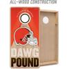 YouTheFan NFL 2′ x 4′ Slogan Series Professional Wood Cornhole Game(Cleveland Browns)