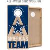 YouTheFan NFL 2′ x 4′ Slogan Series Professional Wood Cornhole Game(Dallas Cowboys)