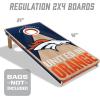 YouTheFan NFL 2′ x 4′ Slogan Series Professional Wood Cornhole Game(Denver Broncos)